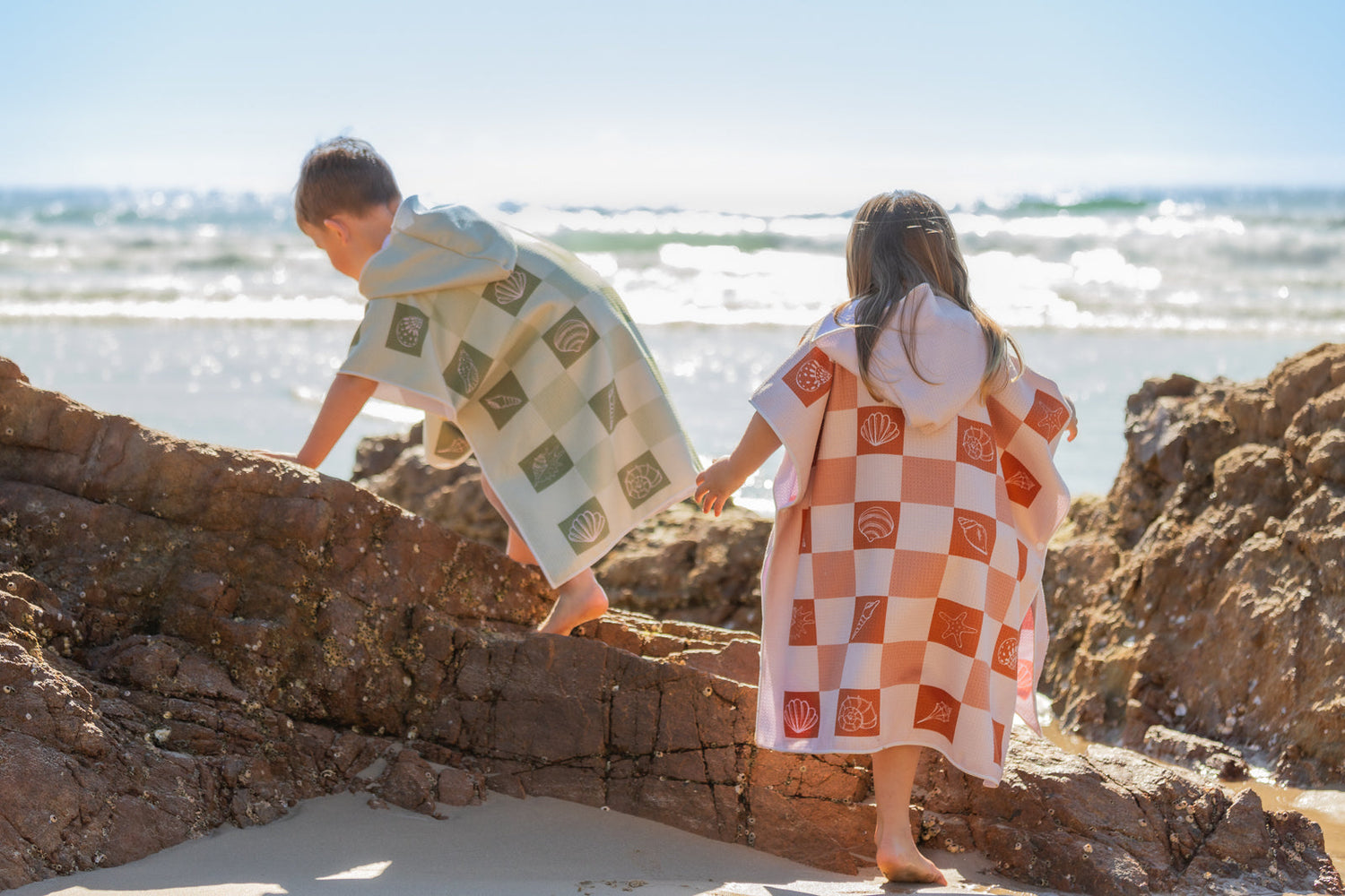 Sand Free Kids Hoodie Towels