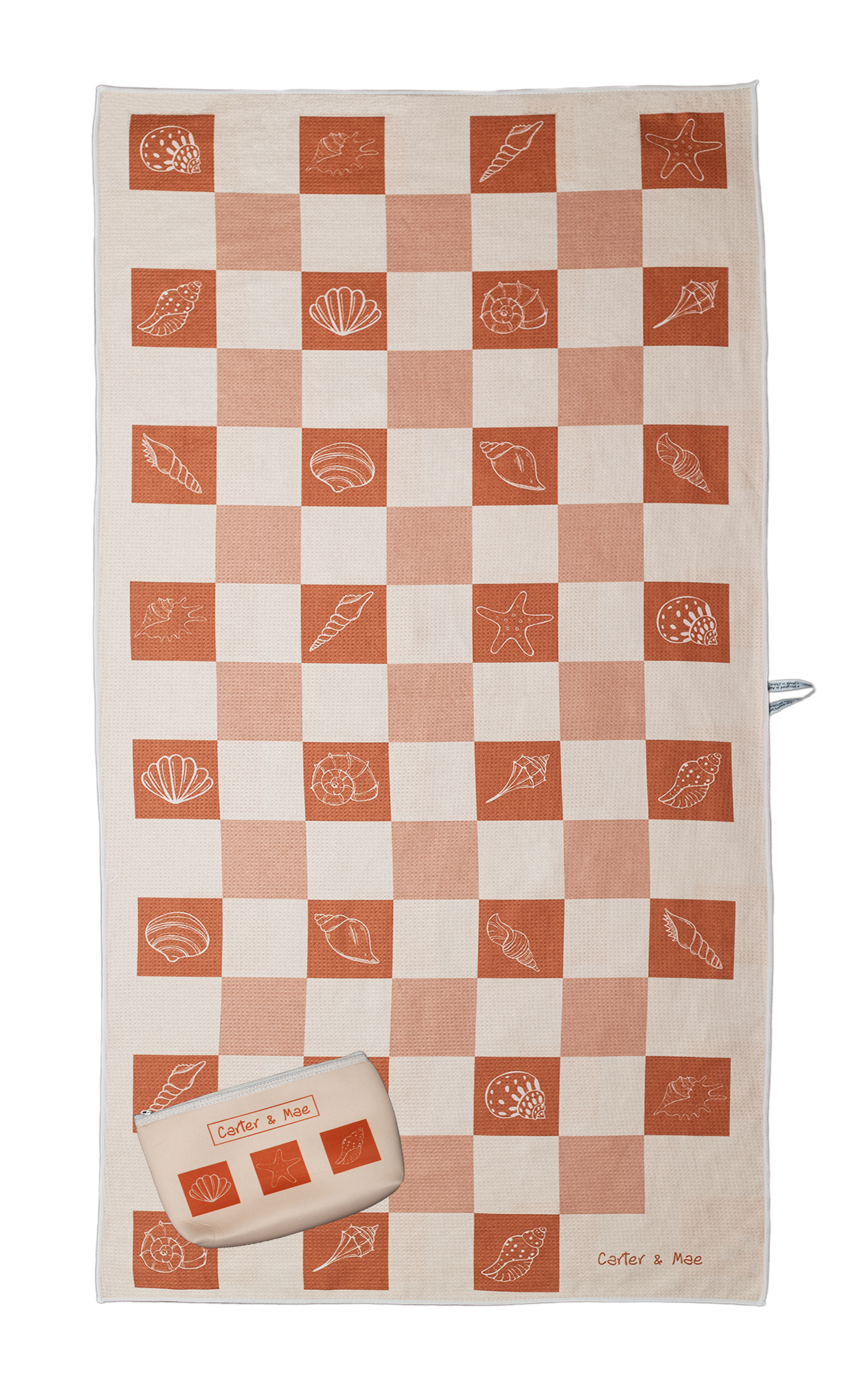 Rust Shell - Sand Free Beach Towel